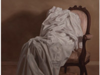 Domingo Donoso, Serie Velos, óleo sobre tela, 92 x 72 cm.